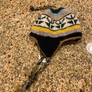 LAST CALL Wool Nepal Handmade Ski Beanie w/ Ear Flaps